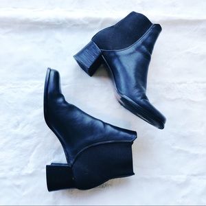 Etienne Aigner Karl bootie over ankle high slip on